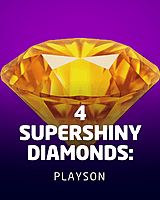 4 Supershiny Diamonds: Hold and Win